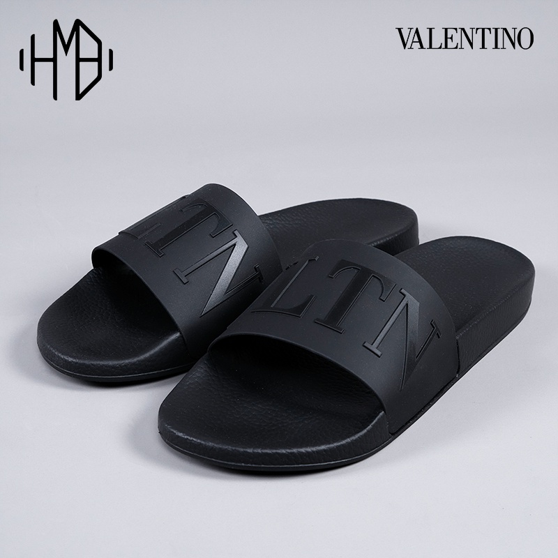 VLTN Logo Sandal All Black