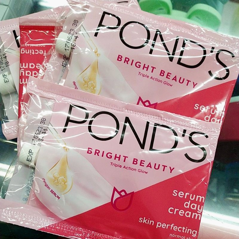 Ponds Bright Beauty Serum day cream Sachet 7.5g / Ponds Day Cream Pelembab wajah