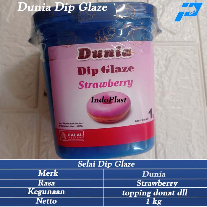 

Selai Donat / Dip Glaze / Dunia Dip Glaze 1kg