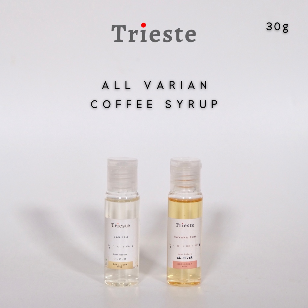 Trieste All Varian Syrup Repack [30] g