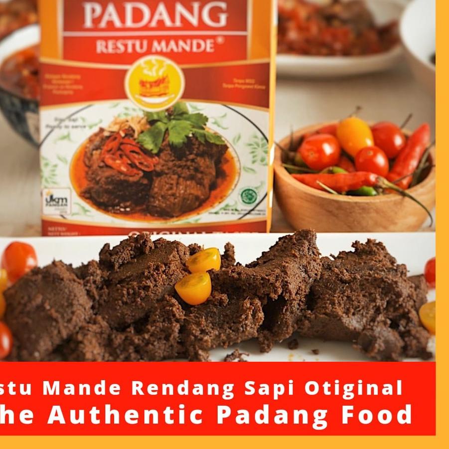 

○ Restu Mande [PALINGDIMINATI] Rendang Sapi Rendang Kemasan Vakum Original 300gr ☊