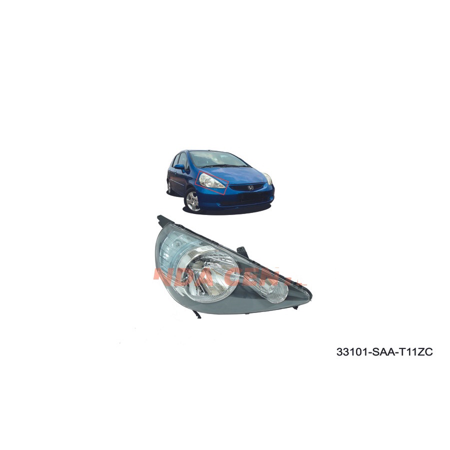 Aveiro shop - head lamp jazz gd3 2004 2005 2006 2007 2008 vtec idsi lampu depan jazz gd3 2004 2005 2
