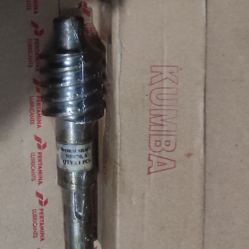 as gear worm/gear worm shaft/as gigi nanas gilingan padi ichi N50/N70 model panjang