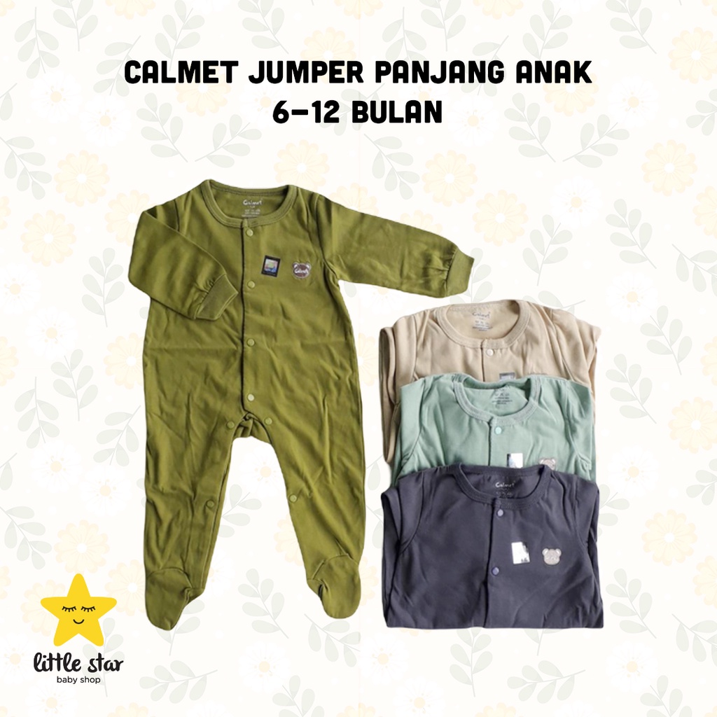 Calmet Jumper Panjang | Setelan Romper Panjang Bayi Cewek Cowok