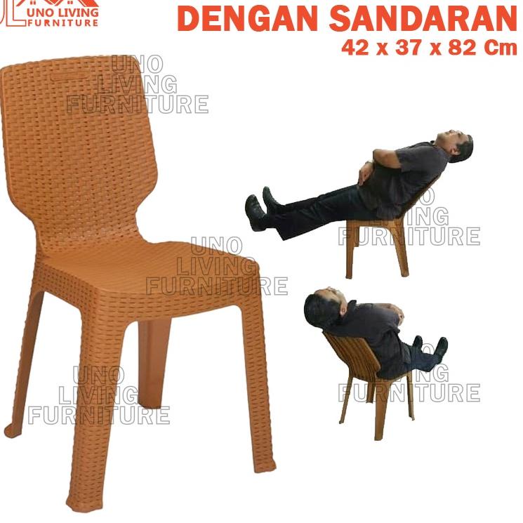 ✱ KURSI SENDER / KURSI MAKAN/ BANGKU PLASTIK SENDER ANYAMAN ROTAN MURAH TERBARU KURSI PLASTIK ANYAM 