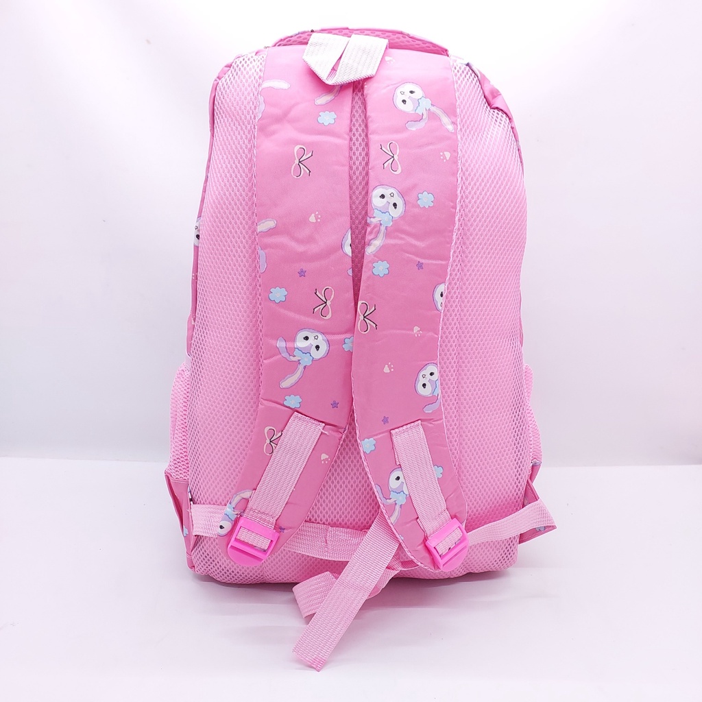 Tas Sekolah Anak Cewek Motif Kelinci LUCU 17 INCHI BESAR MURAH 4 RUANGAN/ Ransel Sekolah Anak POLA Kelinci Lucu Full Colorfull BESAR MURAH / Tas Punggung Anak LOGO kelinci lucu BARU murah / TAS SEKOLAH ANAK SD SMP SMA GAMBAR KELINCI 4 RUANGAN BESAR MURAH