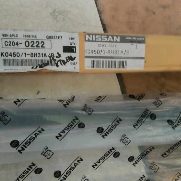 Shock Bagasi Nissan Xtrail Kode 167