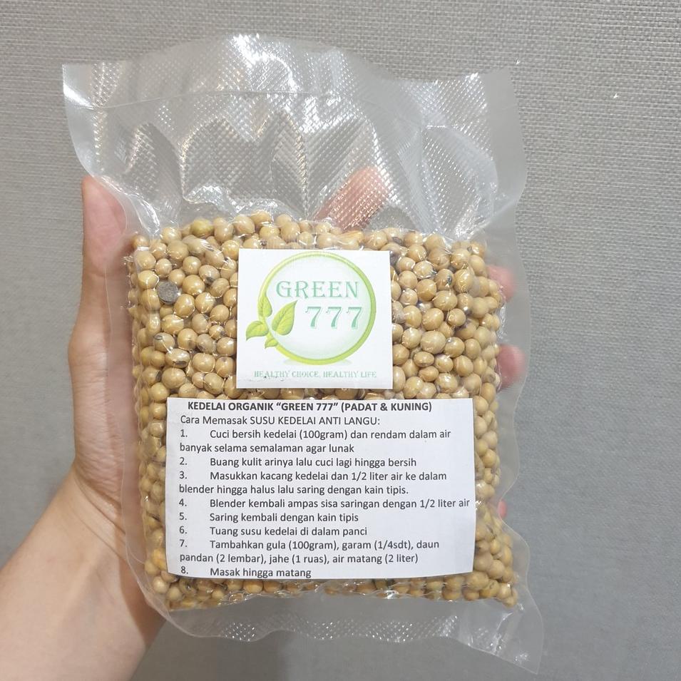 

STAR Kacang Kedelai Organik 1Kg Green 777 Bisa Diet Mpasi Sehat (VAKUM)