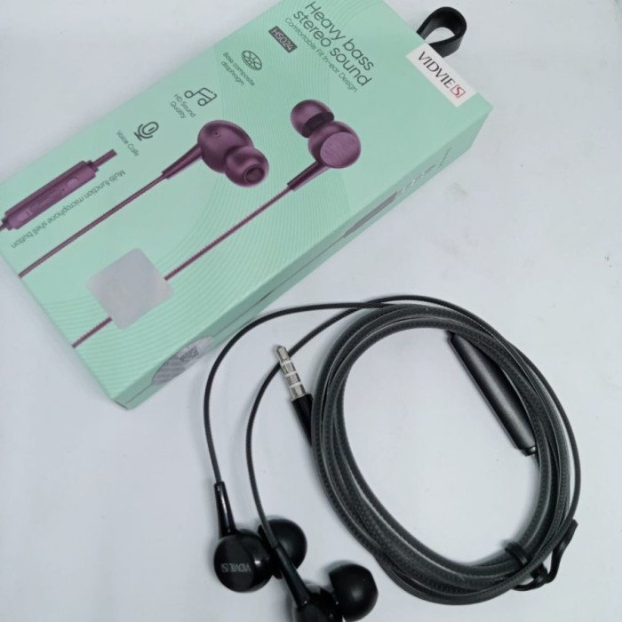 Vidvie S Headset Handsfree Earphone HS024 - Black