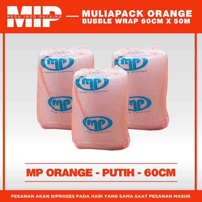 

BUBBLE WRAP ROLL 60CM X 50 METER HITAM PUTIH BUBLE WRAP MULIAPACK
