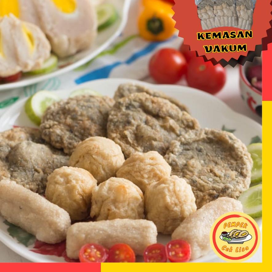 

♪ PEMPEK PALEMBANG KECIL PAKET CAMPUR ISI 30PCS + CUKO PEMPEK FROZEN MAKANAN BEKU FROZEN FOOD ➱