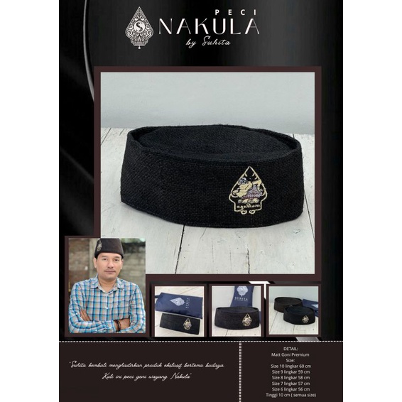 Peci Goni Wayang Suhita