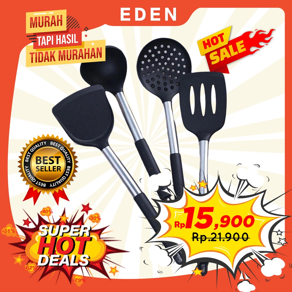 Spatula berbahan silikon food grade yang aman digunakan untuk memasak  tidak mudah Lengket /Kitchenware anti panas