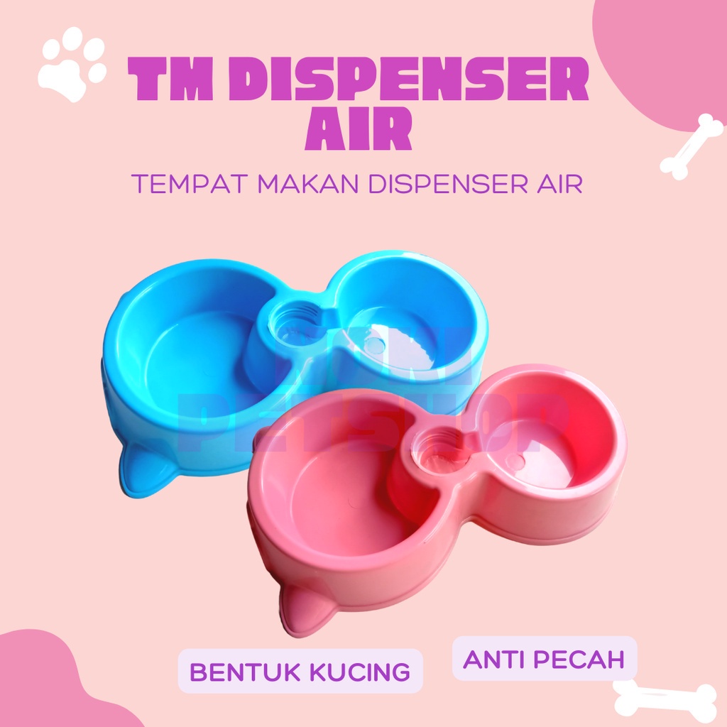 TEMPAT MAKAN MINUM KUCING ANJING DISPENSER AUTO WATER GANTUNG IMPOR (TIDAK TERMASUK BOTOL) TEMPAT PAKAN DAN MINUM HEWAN KUCING TEMPAT PIRING PAKAN MINUM MAKAN KUCING ANJING KELINCI ANTI SLIP PET FEEDER