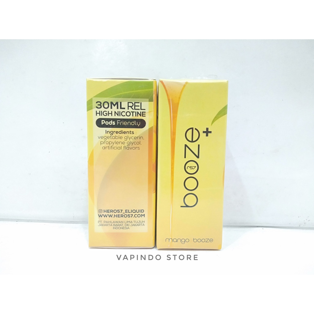 PODS FRIENDLY BOOZE MANGO 30ML BY HERO57 X MILDOS BOOZE+