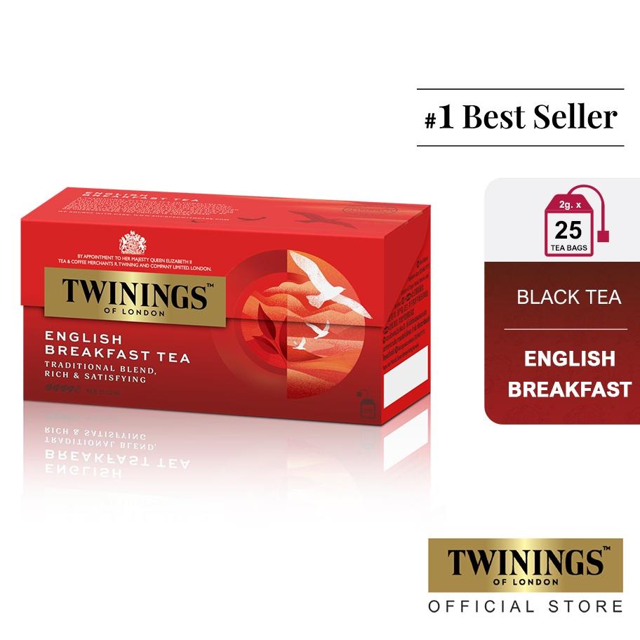 

♣ Twinings Teh Hitam Celup English Breakfast Tea 25x2gr ֍