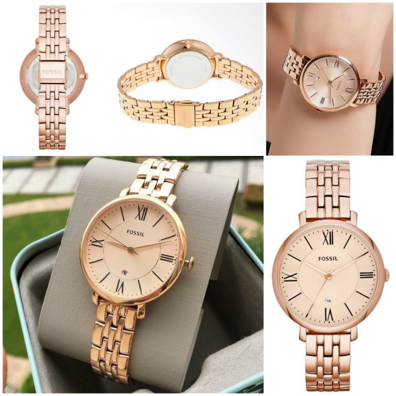 Jam Tangan Wanita F0ssil Watch ES3435 Gold