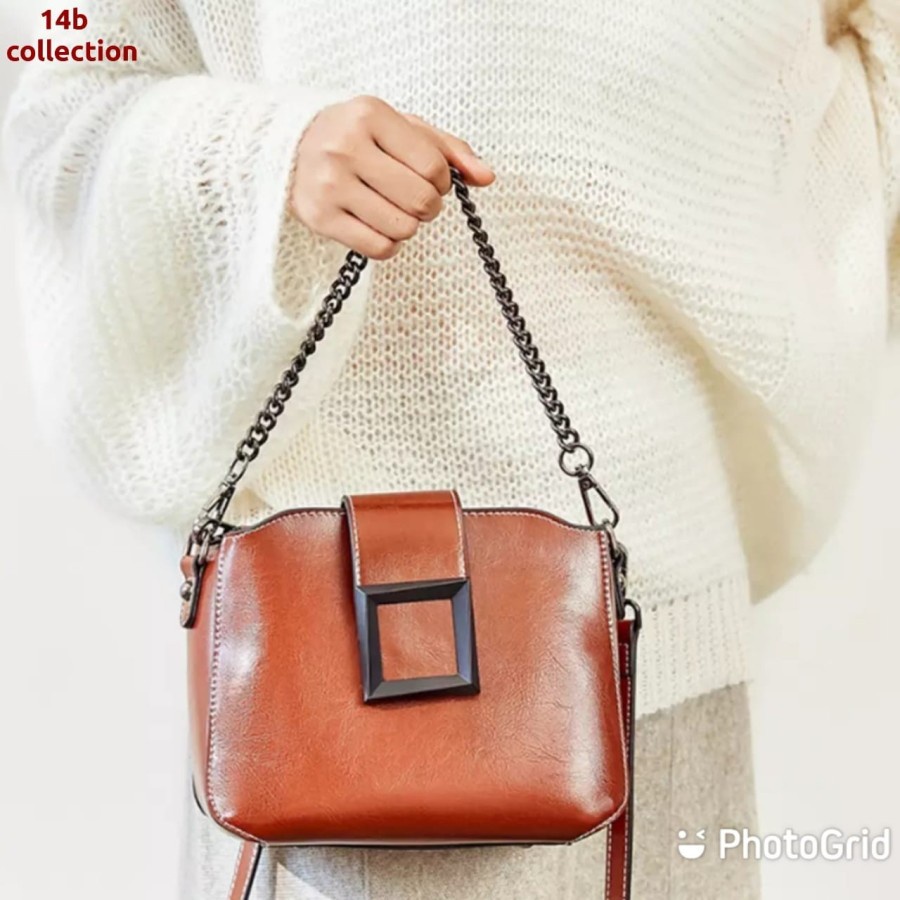 Tas selempang COLORFUL FOX 6255 tas selempang wanita nilon waterproof tas original