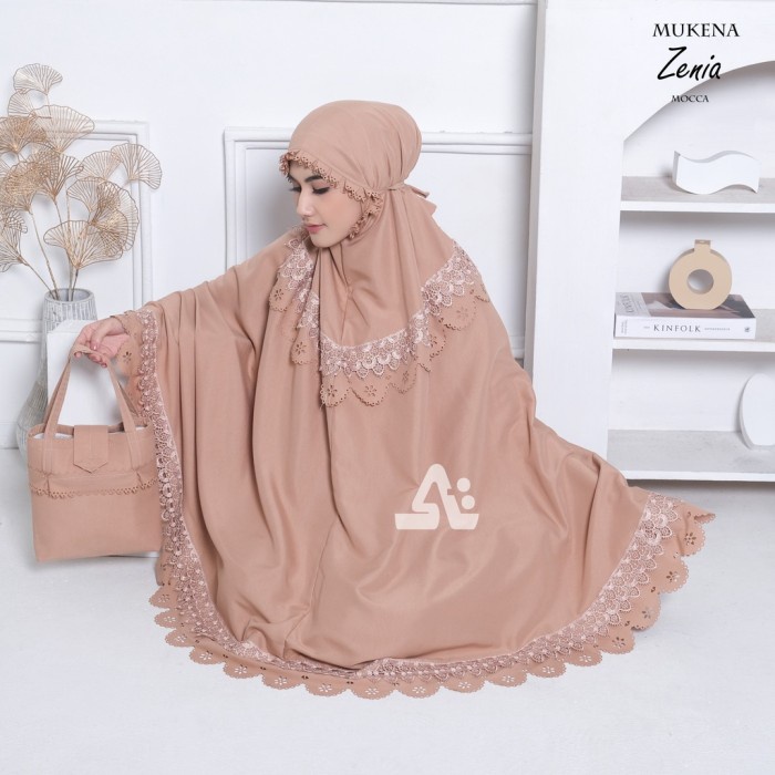 Mukena Dewasa Laser Cut 2In1 Zenia