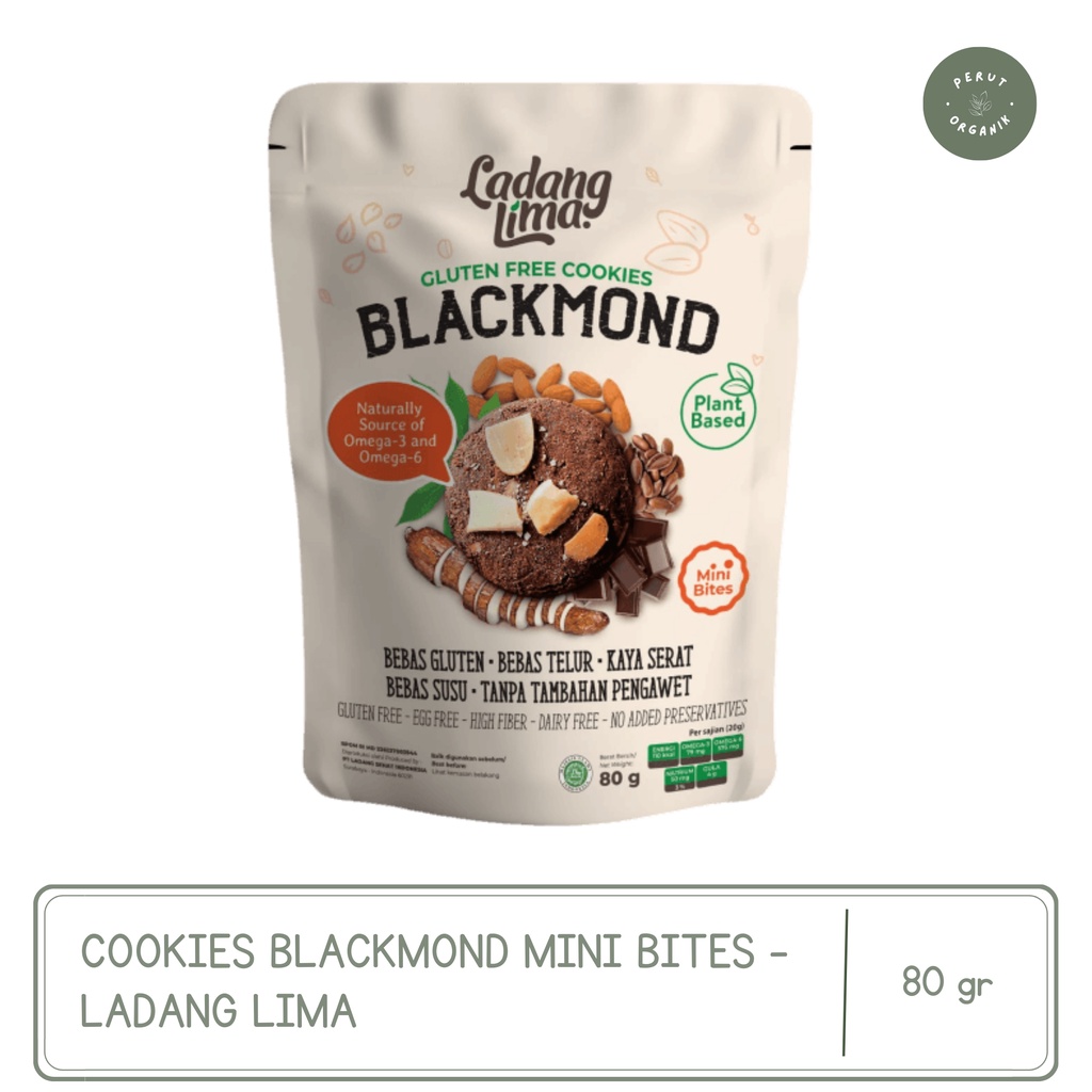 

Ladang Lima Blackmond Mini Bites 80gr | Cookies Gluten Free