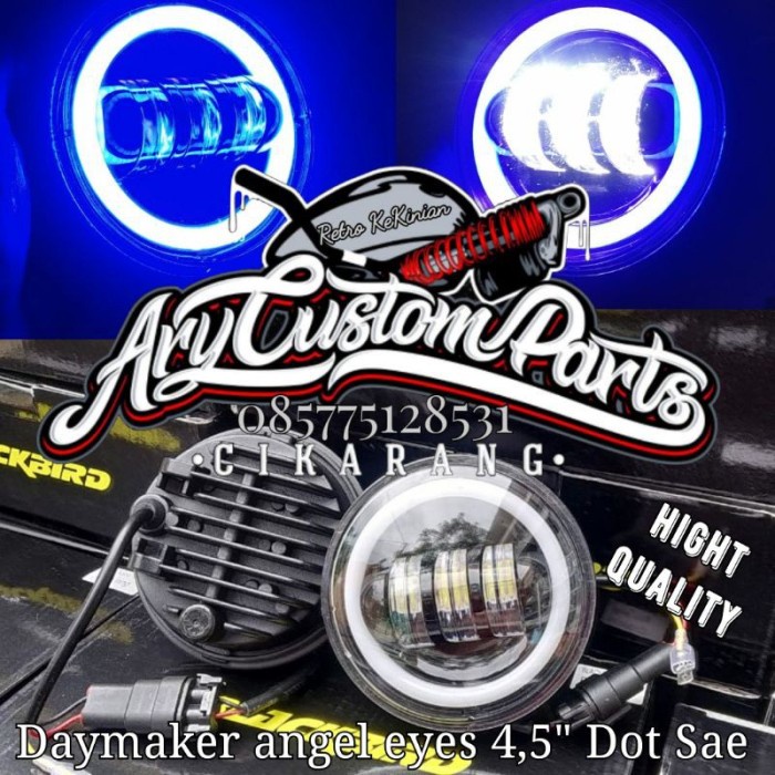 DAYMAKER 7 INCH 5,75 INCH 4,5 INCH 16 LED 19 LEDSPIDER EYE JEEP KATAN