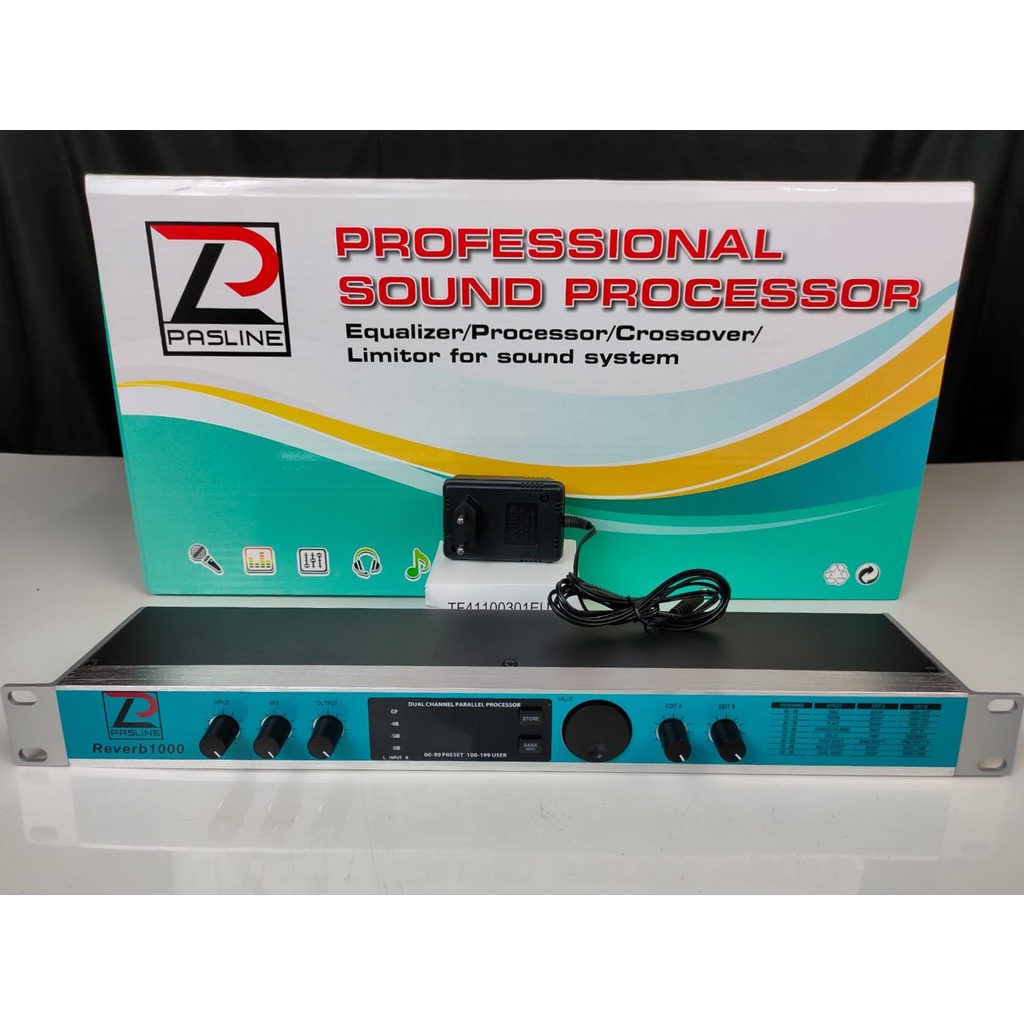 Effect Vocal PASLINE REVERB 1000 / REVERB-1000 / REVERB1000