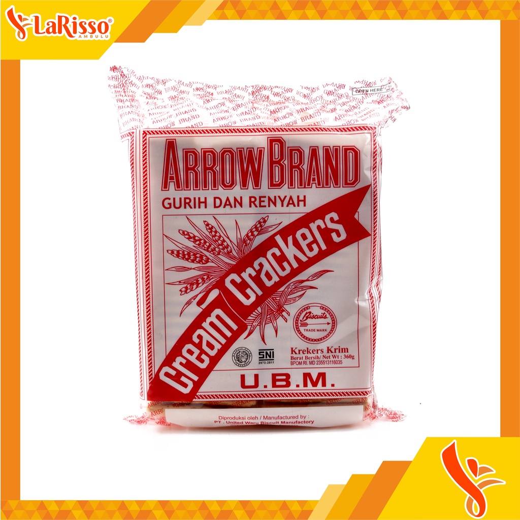 

UBM ARROW BRAND 280GR CREAM CRACKERS