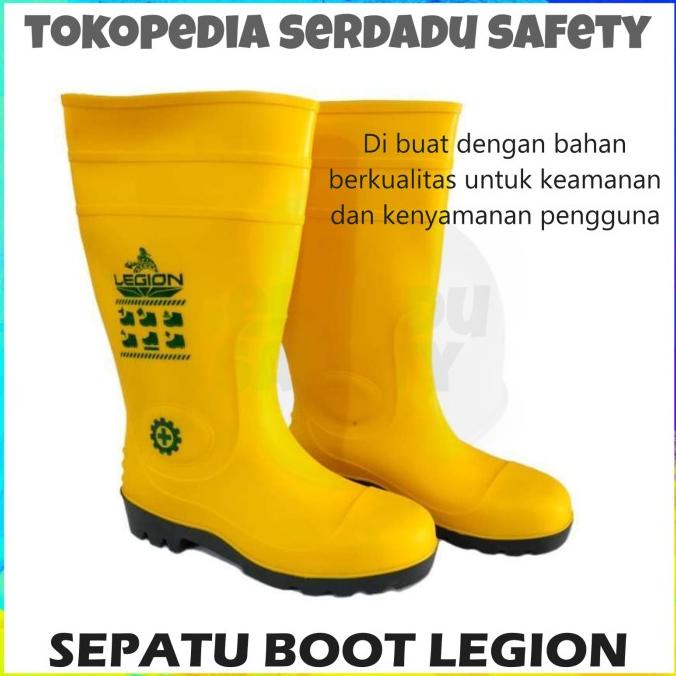 Sepatu Boot Legion Gosave Safety Boot Gosave Legion Original