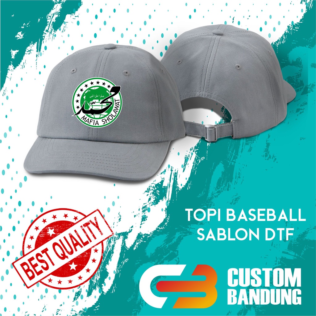 Topi Baseball MAFIA SHOLAWAT Pria Wanita Topi Cap Bisa Tulis Nama Bisa COD Original High Premium Quality