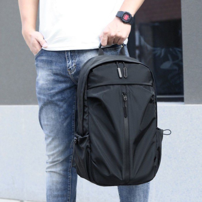 Tas Ransel Pria Tas Ransel Laptop Kerja Sekolah Pria Anti Air Bahan Waterproof Premium(O6N0) tas bac