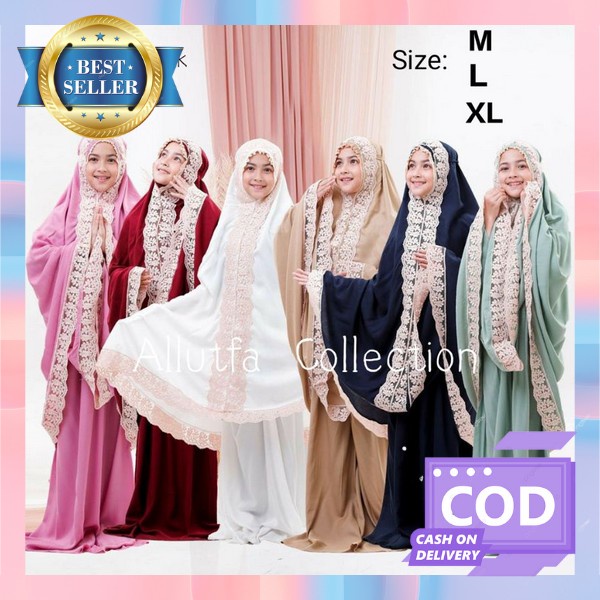 Mukena Anak Terbaru 2023 Cewek Import 2022 Lebaran Murah Elegan Traveling Lucu Viral Model Korea Pre