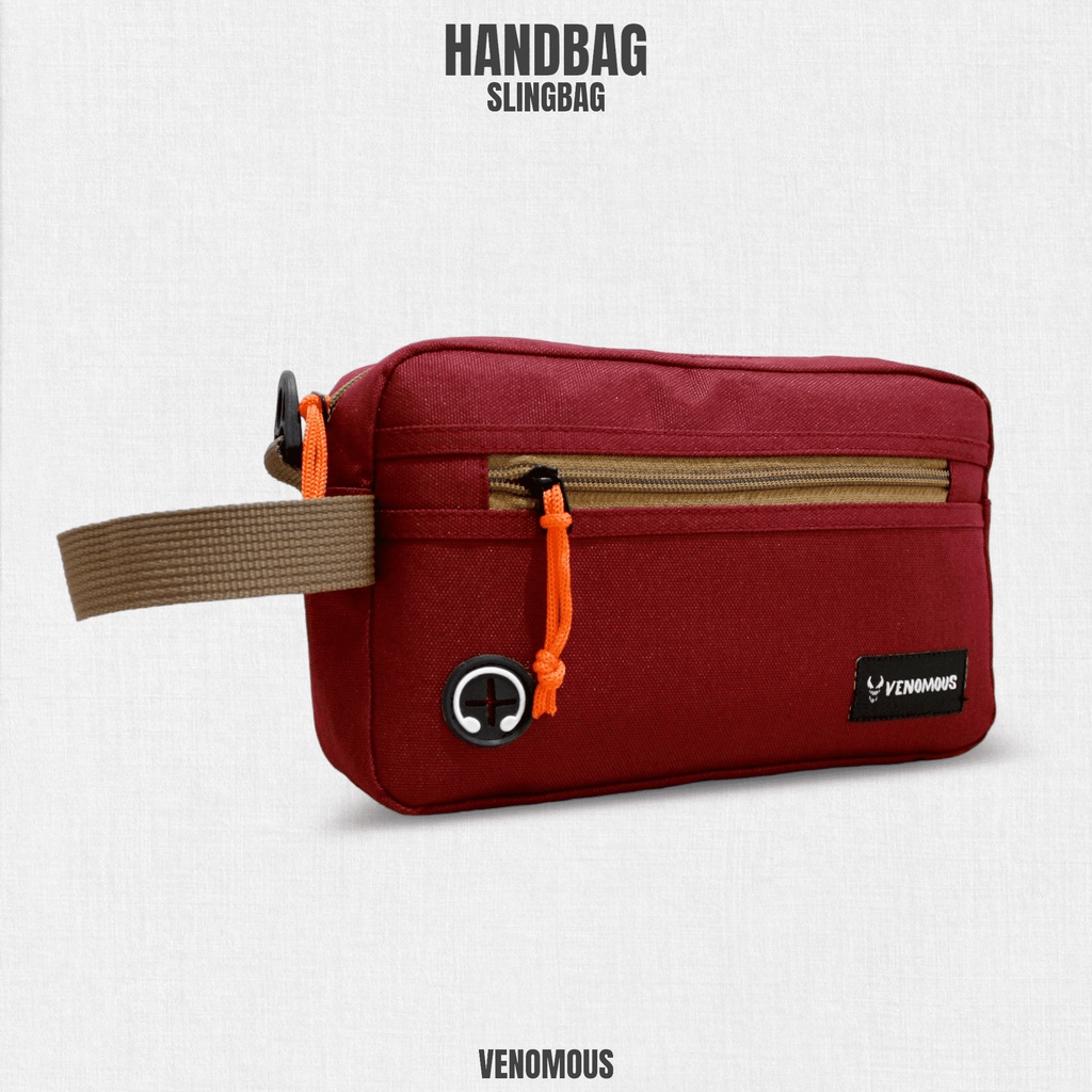 Tas Selempang Slingbag Madie Venomous - Maroon