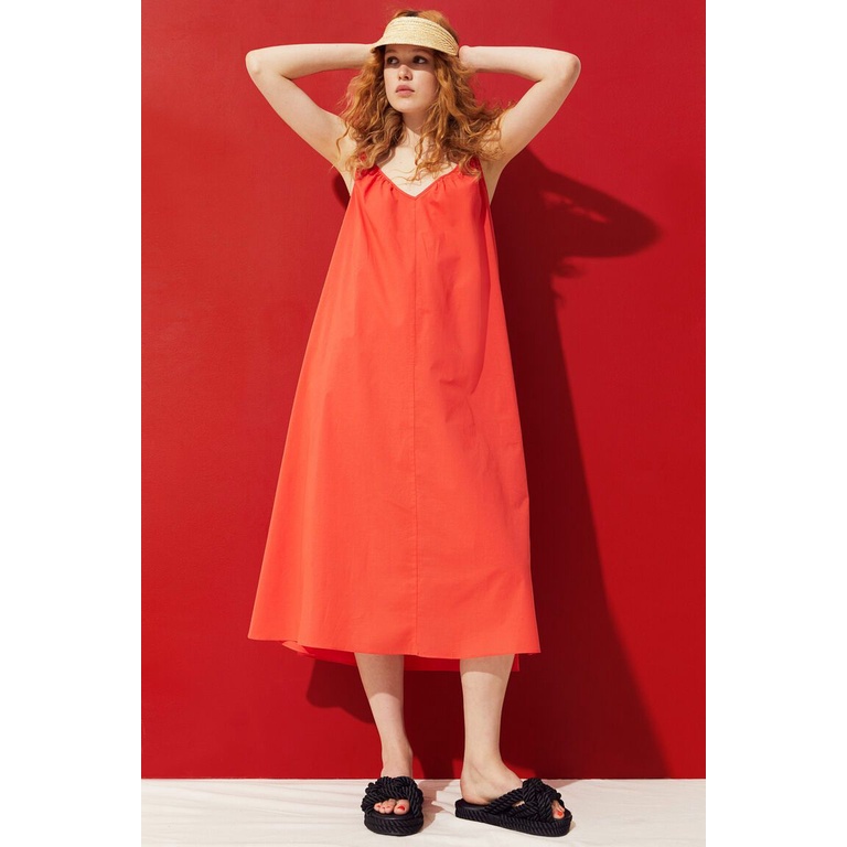 H&amp;m Cotton Voile A-line Dress