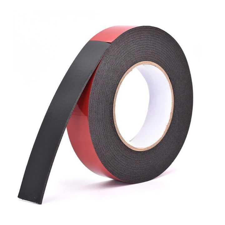 Lakban Double Tape Foam 10m x 2mm - Ech01 - Red