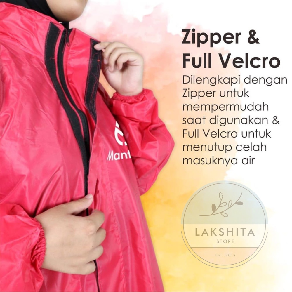 Jas hujan gamis Jumbo, Raincoat Big size syari wanita muslimah