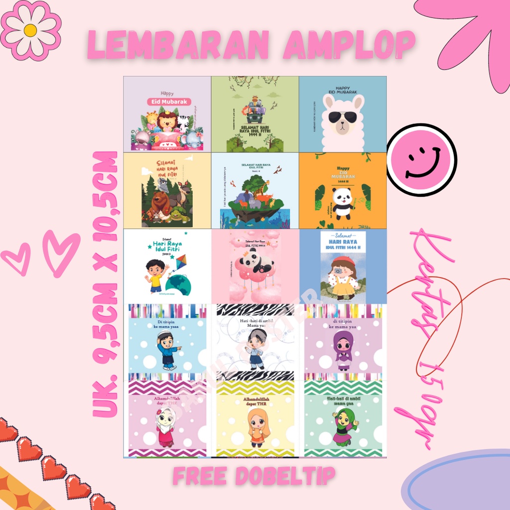 

[ISI 600PCS] Amplop Lebaran Permen Lembaran Reseller