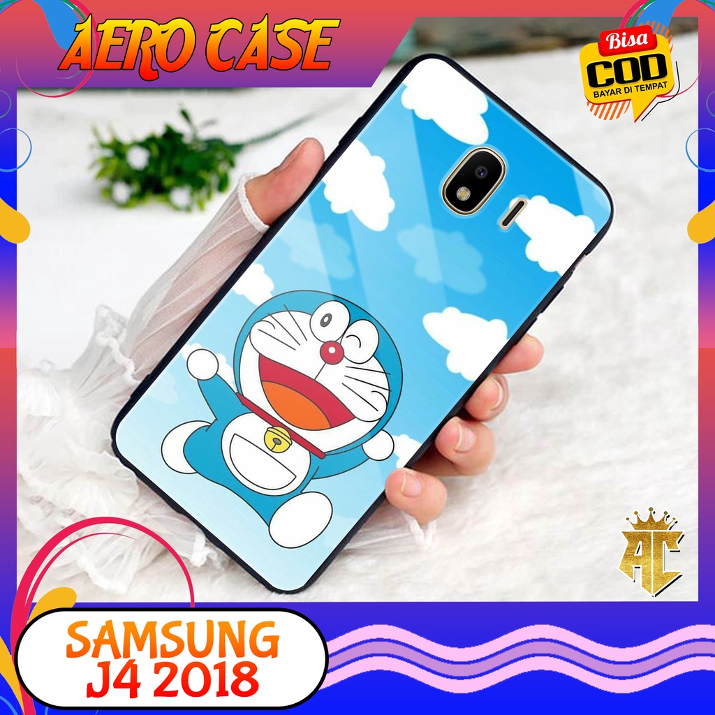 CASE SAMSUNG J4 2018 - Casing SAMSUNG J4 2018 Terbaru AERO STORE [ MOTIF DRMN ] Silikon - Case Hp - 