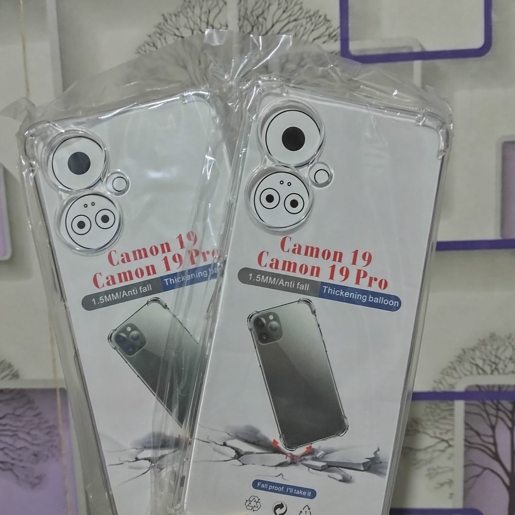 PROMO Soft Case For TECNO CAMON 19 / CAMON 19 PRO Soft Case Clear HD Tpu Transparan Bening Premium