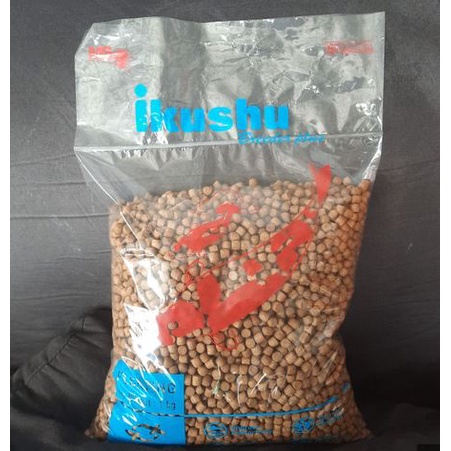 IKUSHU 1KG Makanan Ikan Koi Repack Kolam ikushu breeder plus Pakan Pelet Fish Food