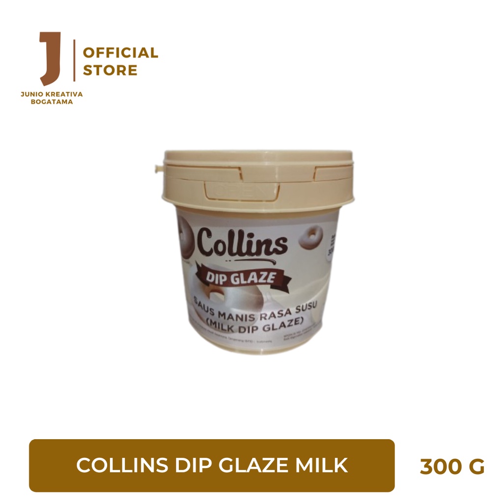 

Collins Dip Glaze Milk 300 Gram