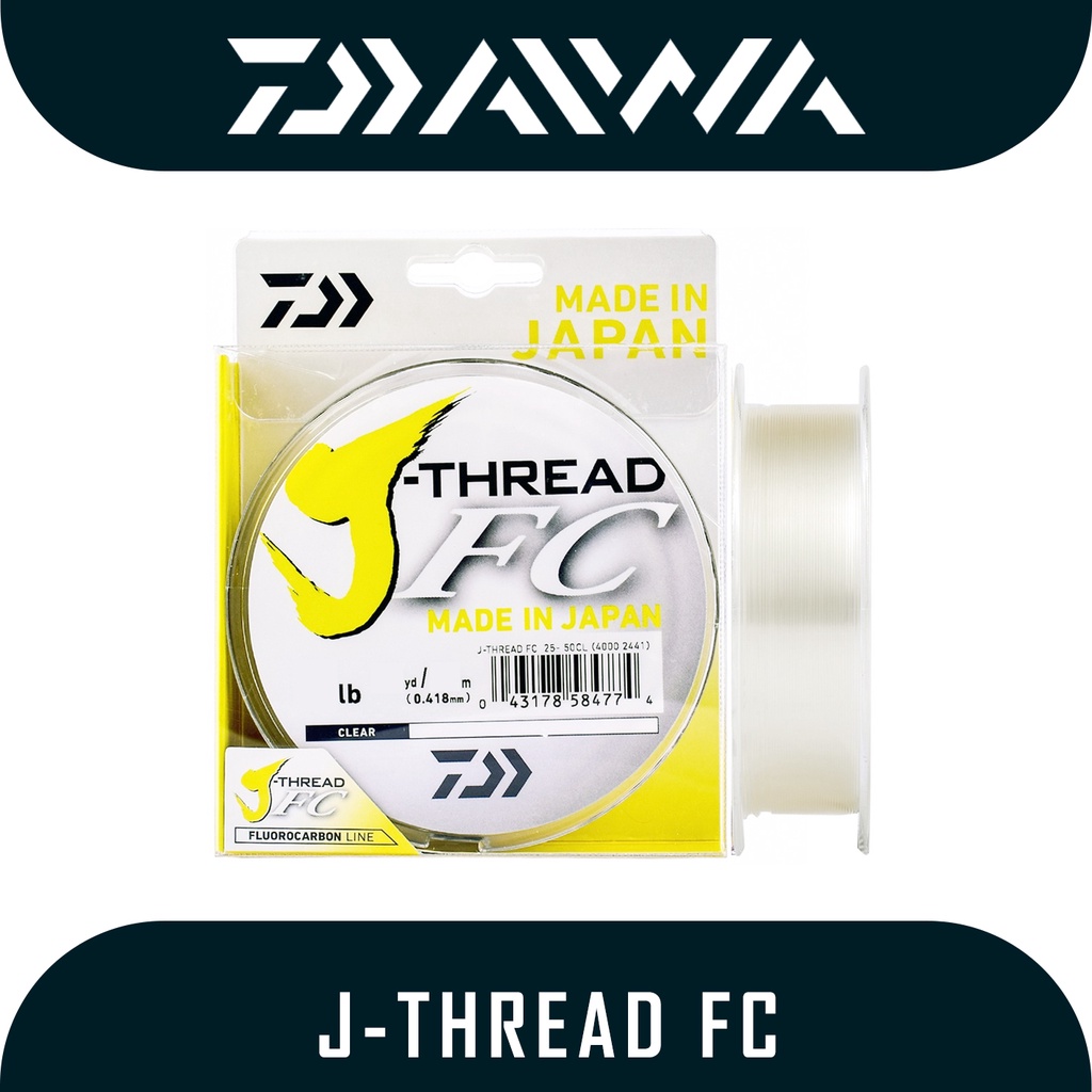 Senar Pancing Merk Daiwa J-Thread Fluoro Carbon Leader