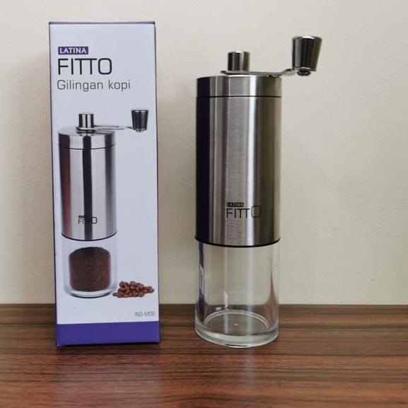 ☆ Latina Fitto Mini Manual Coffee Grinder Penggiling Kopi grinder Kopi Handy coffee Grinder Kopi ▼