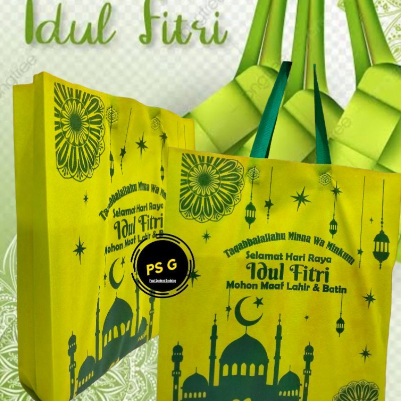 

Tas idul idutri / tas lebaran edisi 2024 tas parcel souvenir ukuran 38x45
