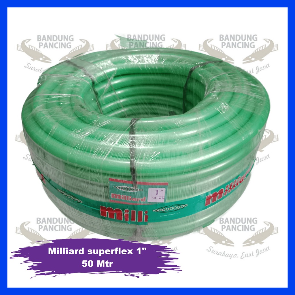 Milliard Superflex selang air 1" inch 50 meter