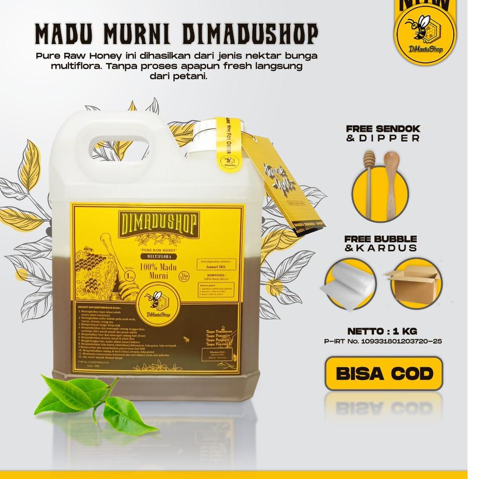 

⅍ Asli - Murni 1kg Nektar Multiflora 100% Pure Raw Honey ♟