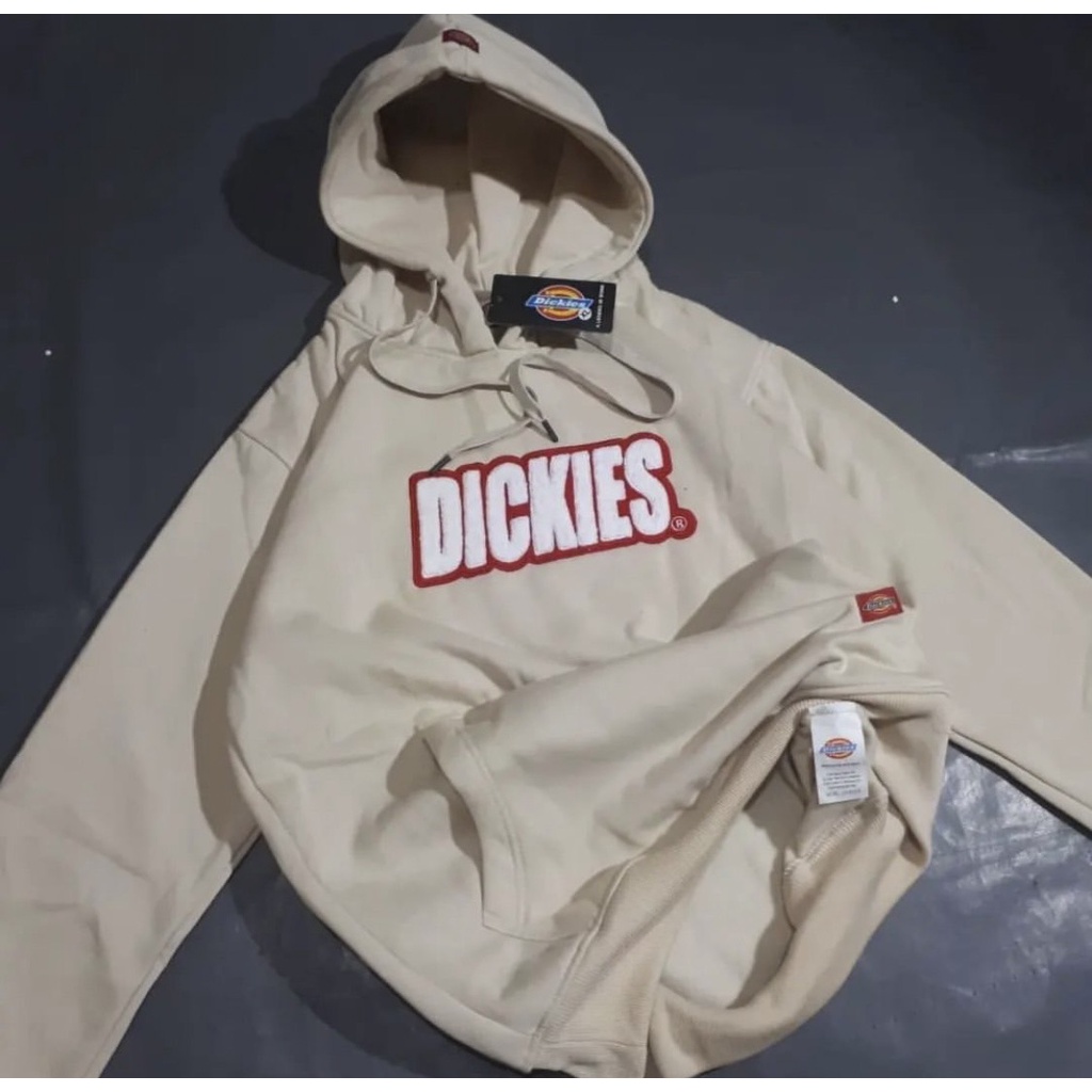 Jaket Sweater Hoodie Zipper Dickies Font Bordir Premium