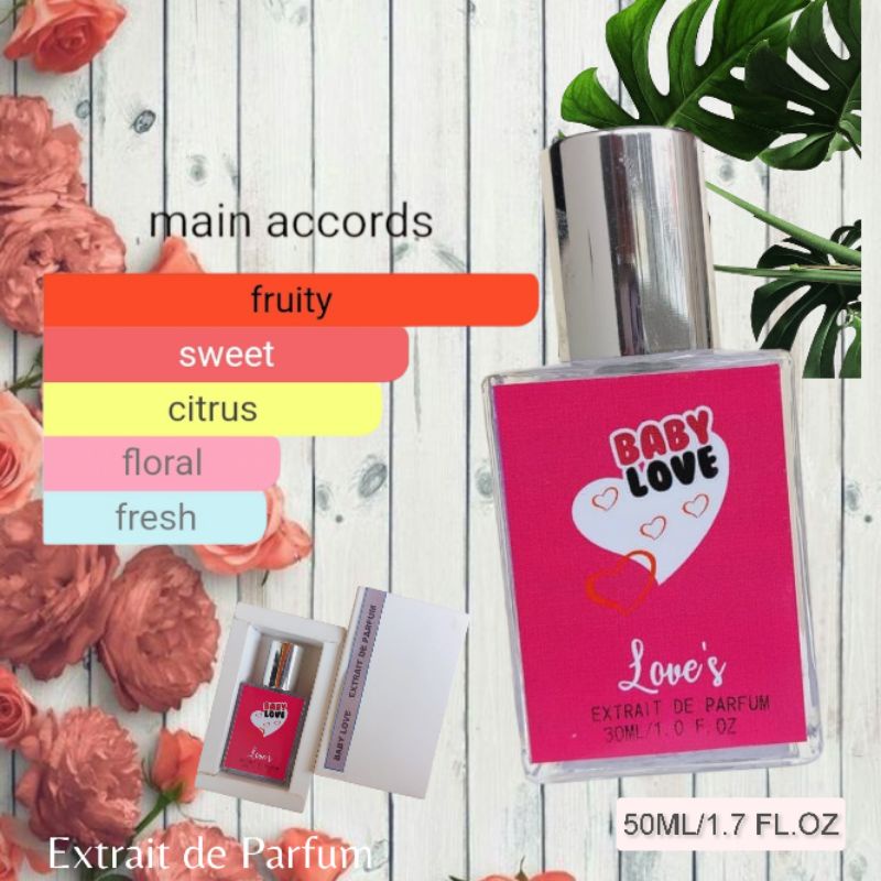 PARFUM WANITA TAHAN LAMA EDT DAN EXTRAIT BABY LOVE 30ML DAN 50ML