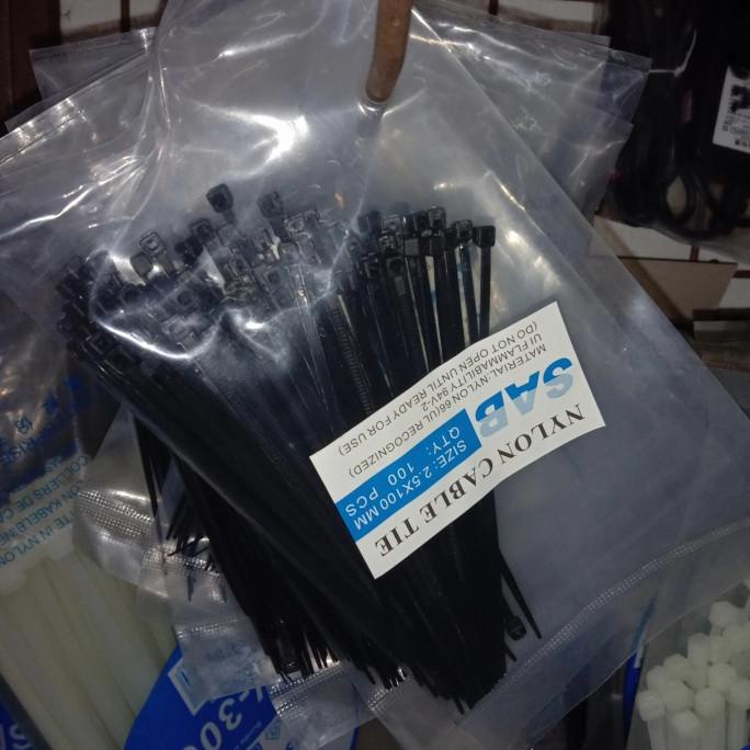 

kabel Ties 10cm isi 100pcs pcmelektrob9090 Diminati Banget