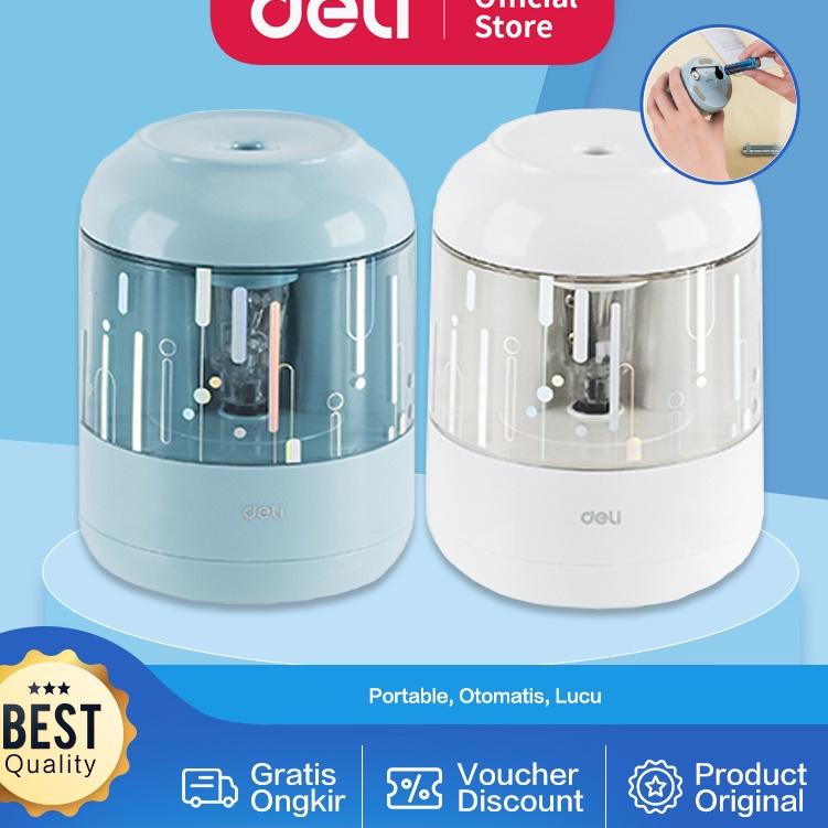 

Import ✨Terbaik✨ Deli Electric Pencil Sharpener / Rautan Pensil Otomatis Lucu EH508 murah