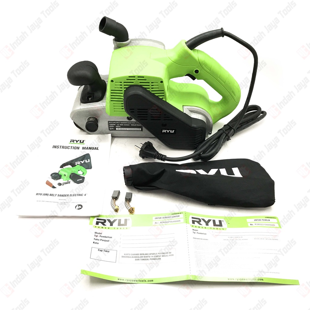 RYU RBS4 Mesin Belt Sander Amplas 4 Inch Electric Tank Baja